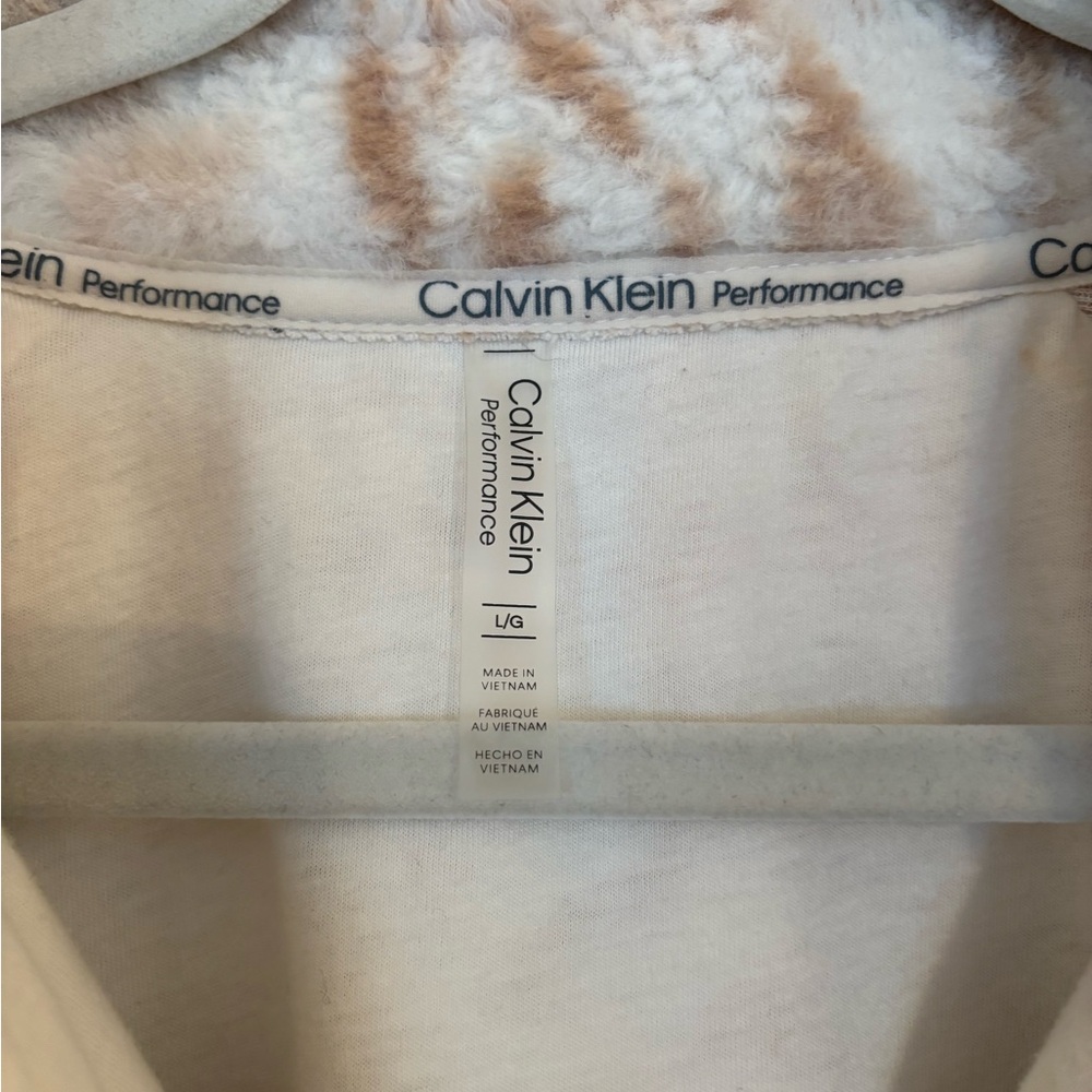 Calvin Klein Performance Cropped Teddy Jacket - Picture 6 of 11